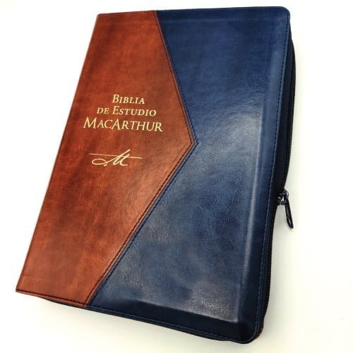 Biblia De Estudio Macarthur Reina Valera Letra Grande De Lujo Filo