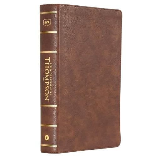 Biblia Thompson De Referencia Rvr Tapa Flexible Caf En Caja Librer A