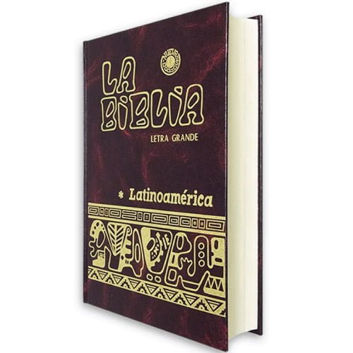 Biblia Latinoamericana Tapa Dura Vino Letra Grande Librer A Kyrios