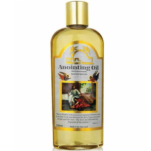 Aceite de unción Tesoros de Tierras Bíblicas 250 ml - Librería Kyrios