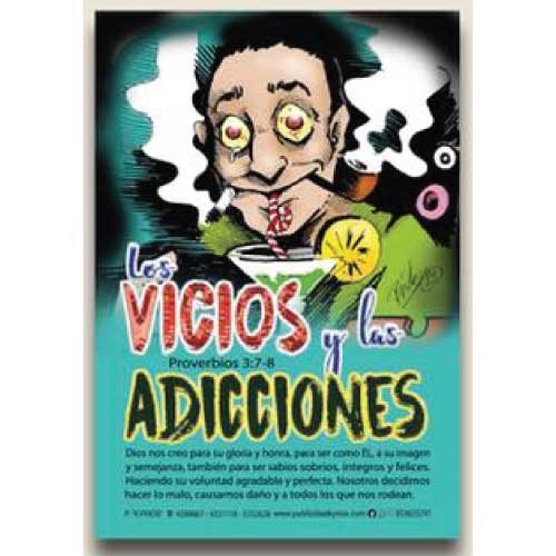 Folletos Evangelisticos a Full Color #20 Los vicios y las adicciones ...